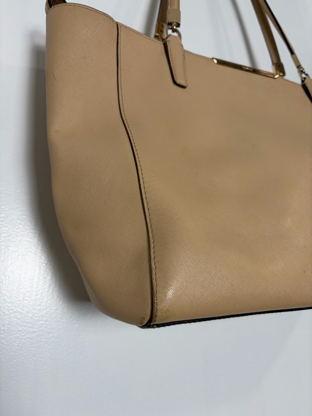 Coach Madison Tan Beige Leather Zip Top Tote Bag 29002 - Picture 12 of 16